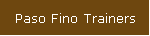 Paso Fino Trainers